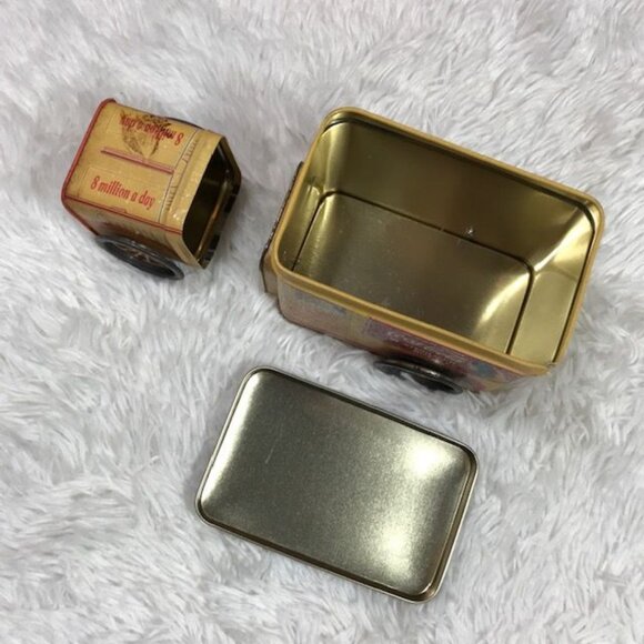 Set of 2 Vintage Coca-Cola Multi-Compartment Delivery Truck Tins Rotating Wheels - Picture 15 of 16